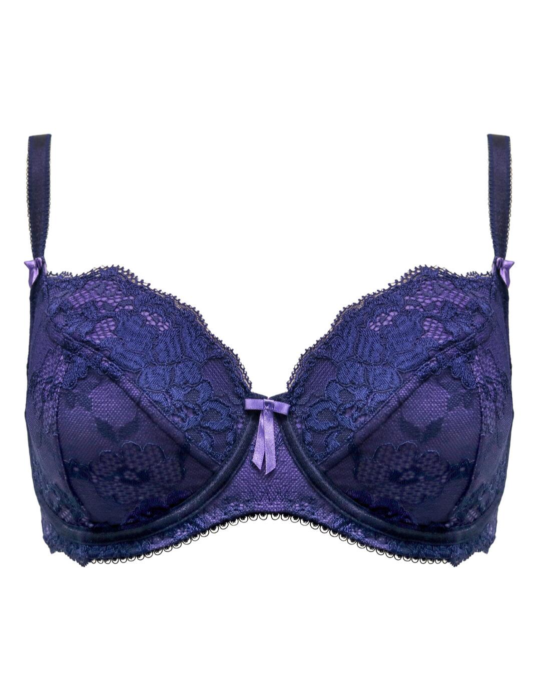 Pour Moi Amour Bra Balcony Underwired Non Padded Lace Womens Lingerie 1502 - Picture 17 of 43
