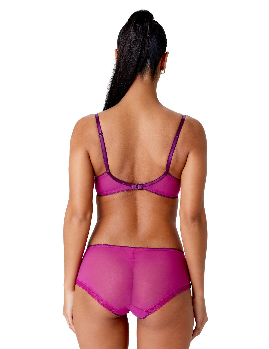 Gossard Swirl Bra Padded Sexy Deep Plunge Stretch Lace Womens Bras 17801 - Picture 15 of 16