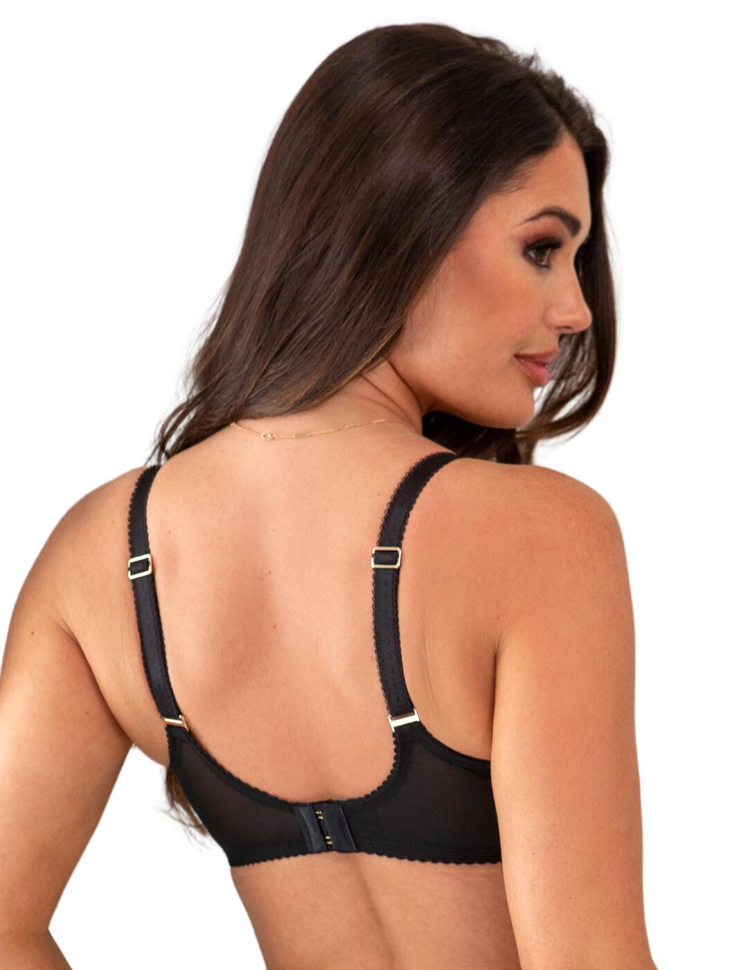 Pour Moi Soiree Bra Side Support Embroidered Womens Lingerie 37100 - Picture 14 of 36