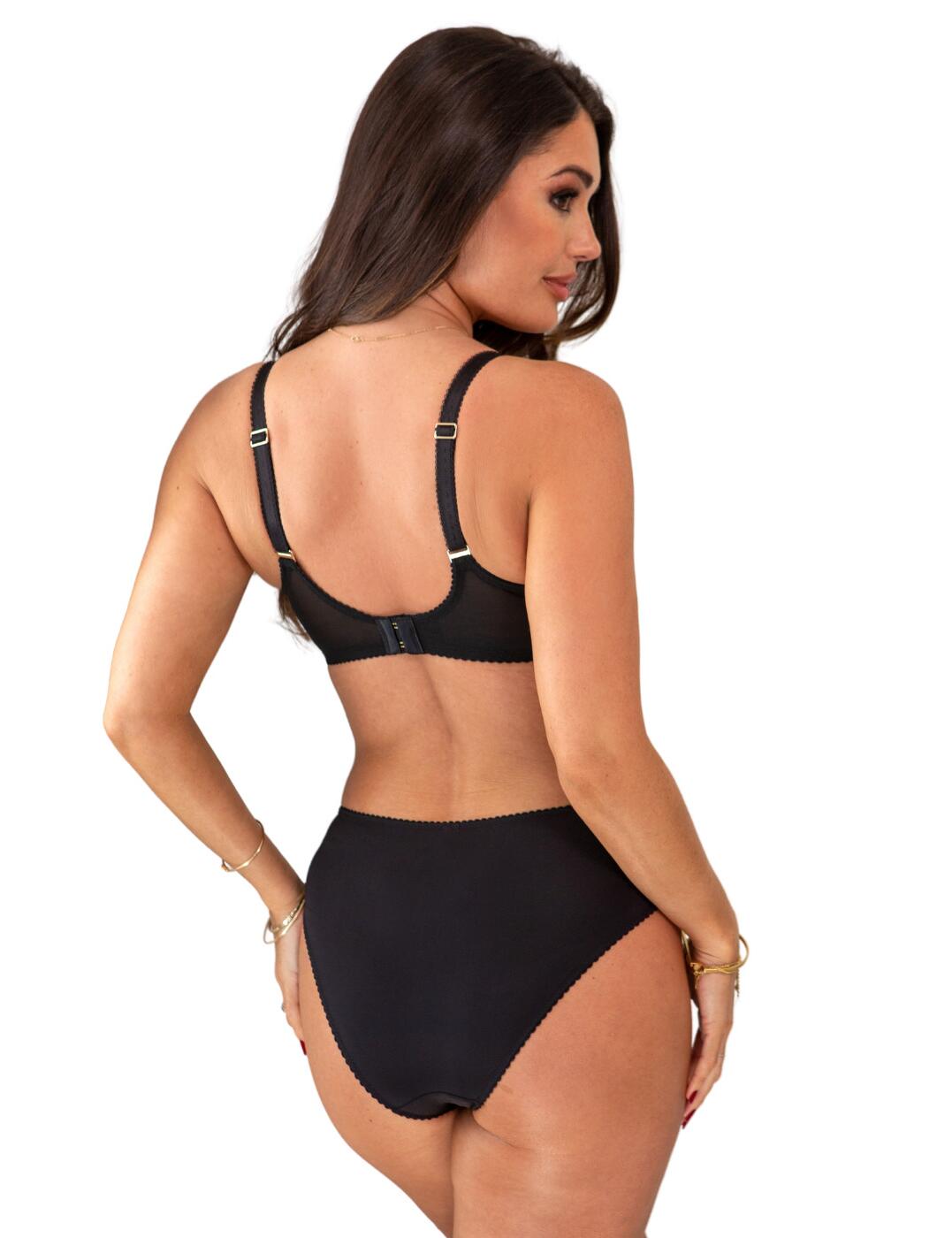 Pour Moi Soiree Bra Side Support Embroidered Womens Lingerie 37100 - Picture 18 of 36