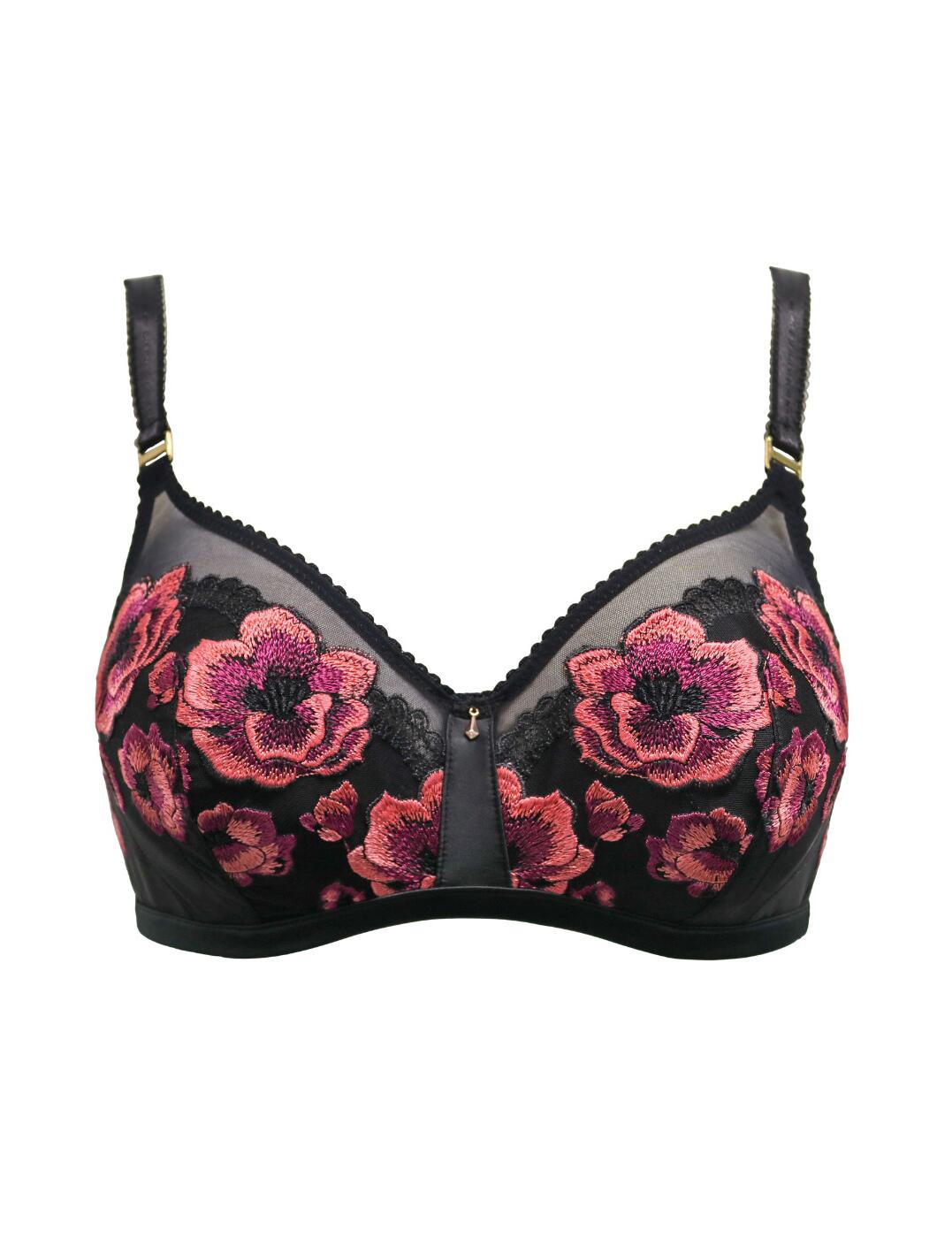 Pour Moi Soiree Bra Embroidered Padded Underwired Womens Lingerie 37101 - Picture 15 of 36