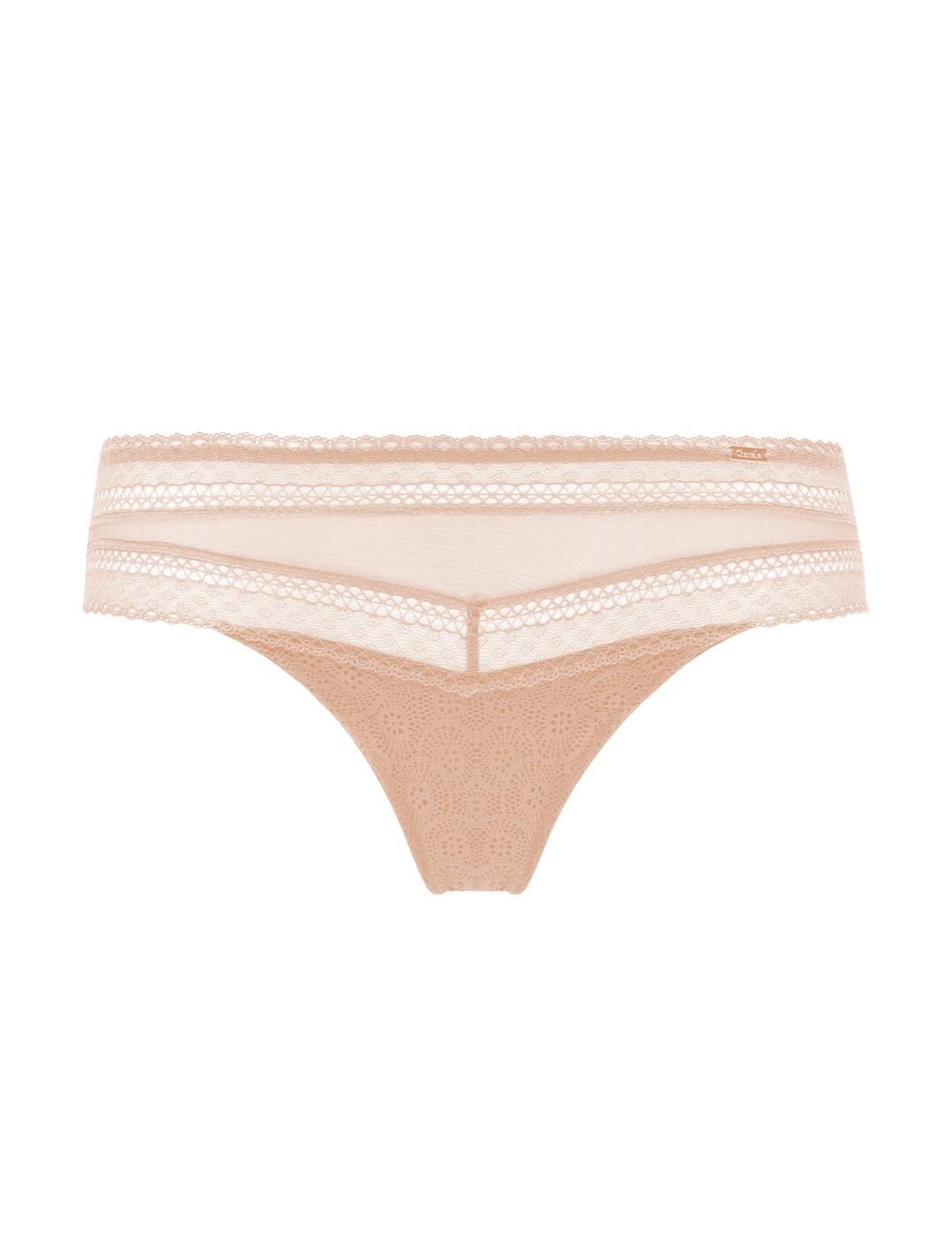 Chantelle Festivite Tanga Brief Luxury Lace Womens Lingerie C36890 - Picture 8 of 9