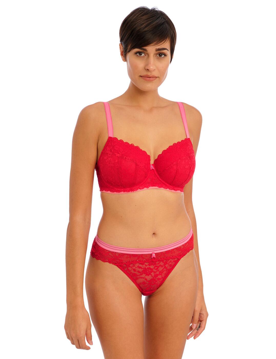 Freya Offbeat Bra Padded Half Cup Flattering Underwired Womens Lingerie 5453 - Picture 13 of 39