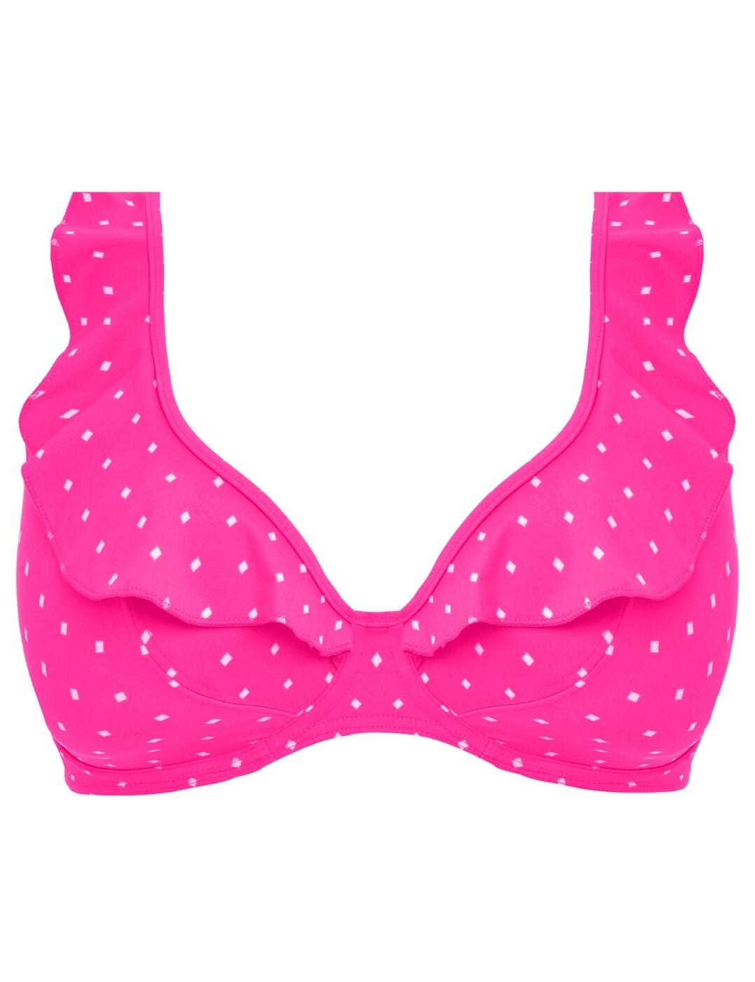 Freya Jewel Cove Bikini Top High Apex Non Padded Underwired Womens Swimwear 7230 - Picture 60 of 82