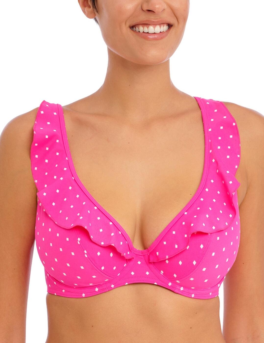 Freya Jewel Cove Bikini Top High Apex Non Padded Underwired Womens Swimwear 7230 - Picture 61 of 82