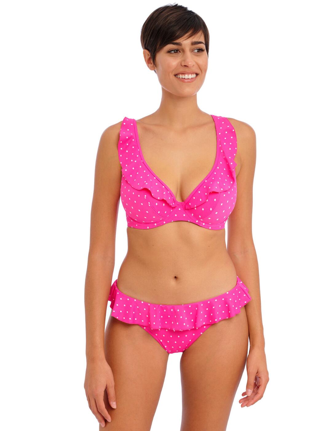 Freya Jewel Cove Bikini Top High Apex Non Padded Underwired Womens Swimwear 7230 - Picture 62 of 82