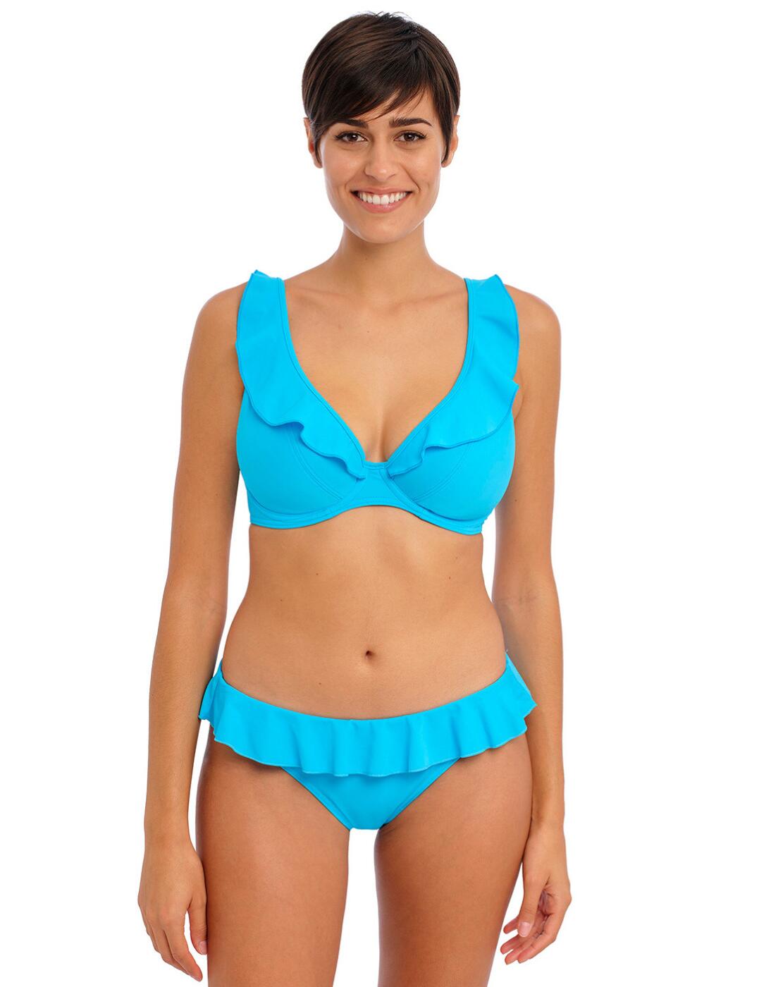 Freya Jewel Cove Bikini Top High Apex Non Padded Underwired Womens Swimwear 7230 - Picture 55 of 82