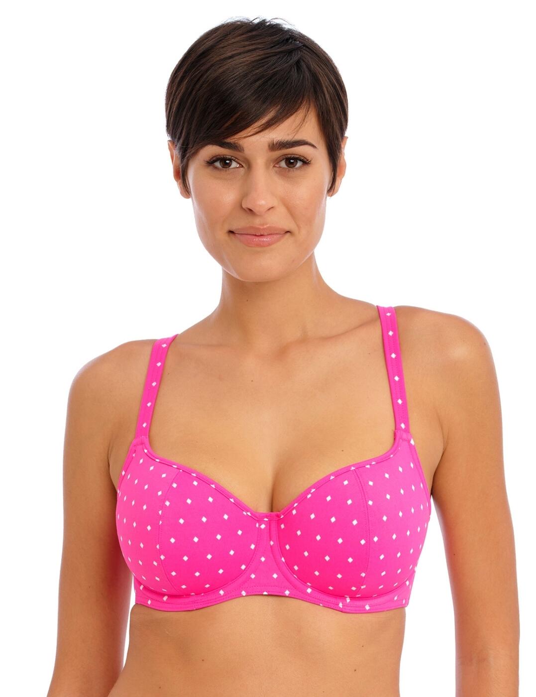 Freya Jewel Cove Bikini Top Underwired Sweetheart Neckline Womens Swimwear 7231 - Picture 38 of 47