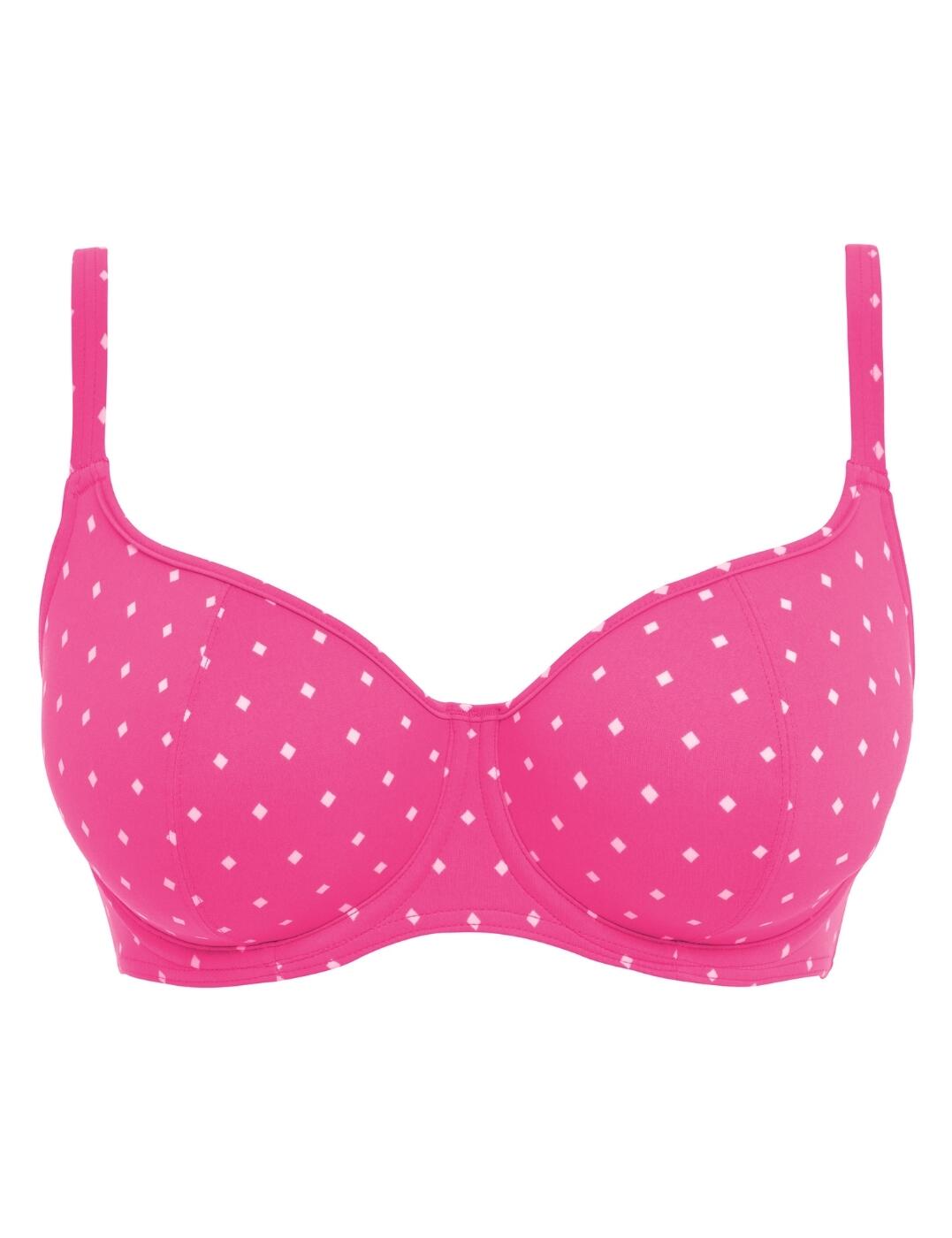 Freya Jewel Cove Bikini Top Underwired Sweetheart Neckline Womens Swimwear 7231 - Picture 40 of 47