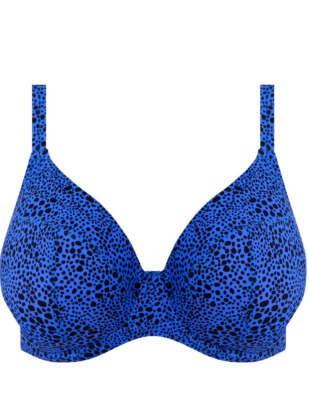 Elomi Pebble Cove Bikini Top Plunge Underwired Non Padded Womens Swimwear 801102 - Picture 10 of 13