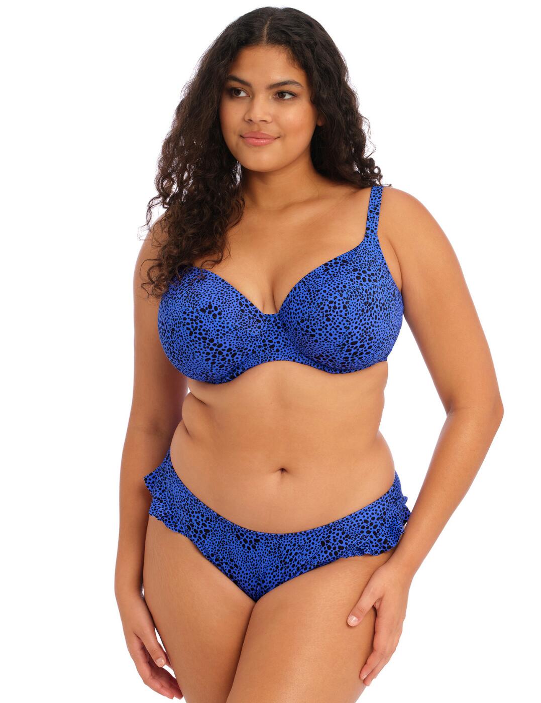 Elomi Pebble Cove Bikini Top Plunge Underwired Non Padded Womens Swimwear 801102 - Picture 12 of 13