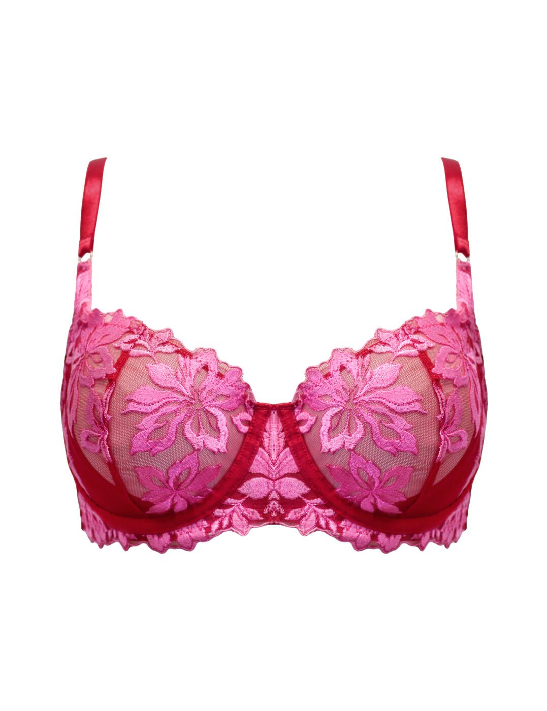 Pour Moi Roxie Underwired Bra Balcony Non Padded Sexy Lingerie 22502 - Picture 11 of 14