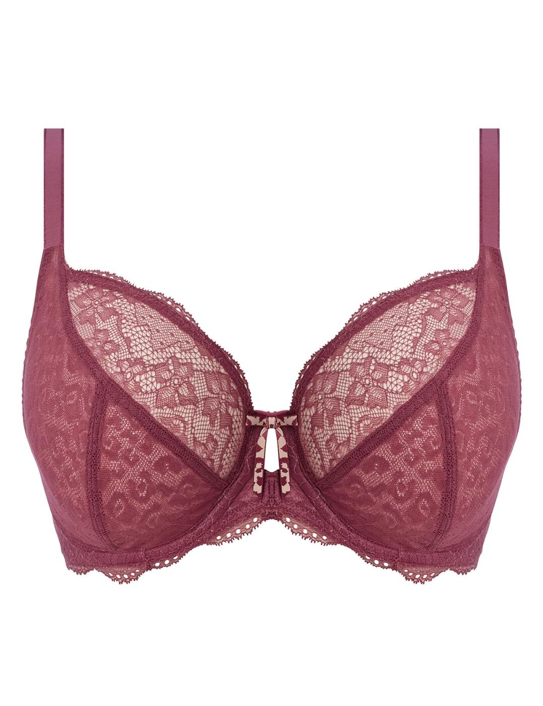 Freya Fancies Bra Plunge Underwired Non-Padded Women Elegant Lace Bras 1011 - Picture 16 of 34
