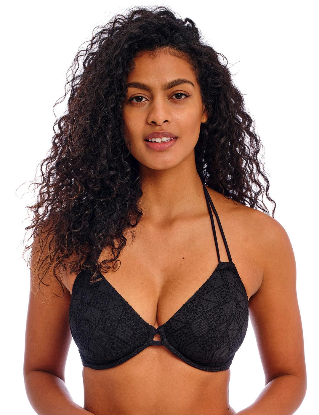Freya Nomad Nights Bikini Top Halterneck Underwired Womens Swimwear 205404