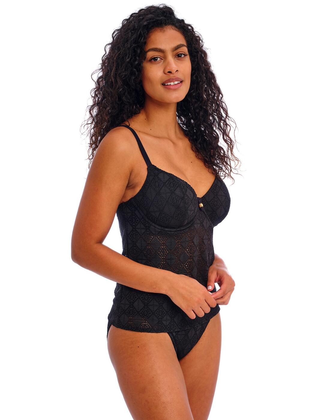 Freya Nomad Nights Tankini Top Plunging Underwired Womens Swimwear 205456 - Picture 17 of 32