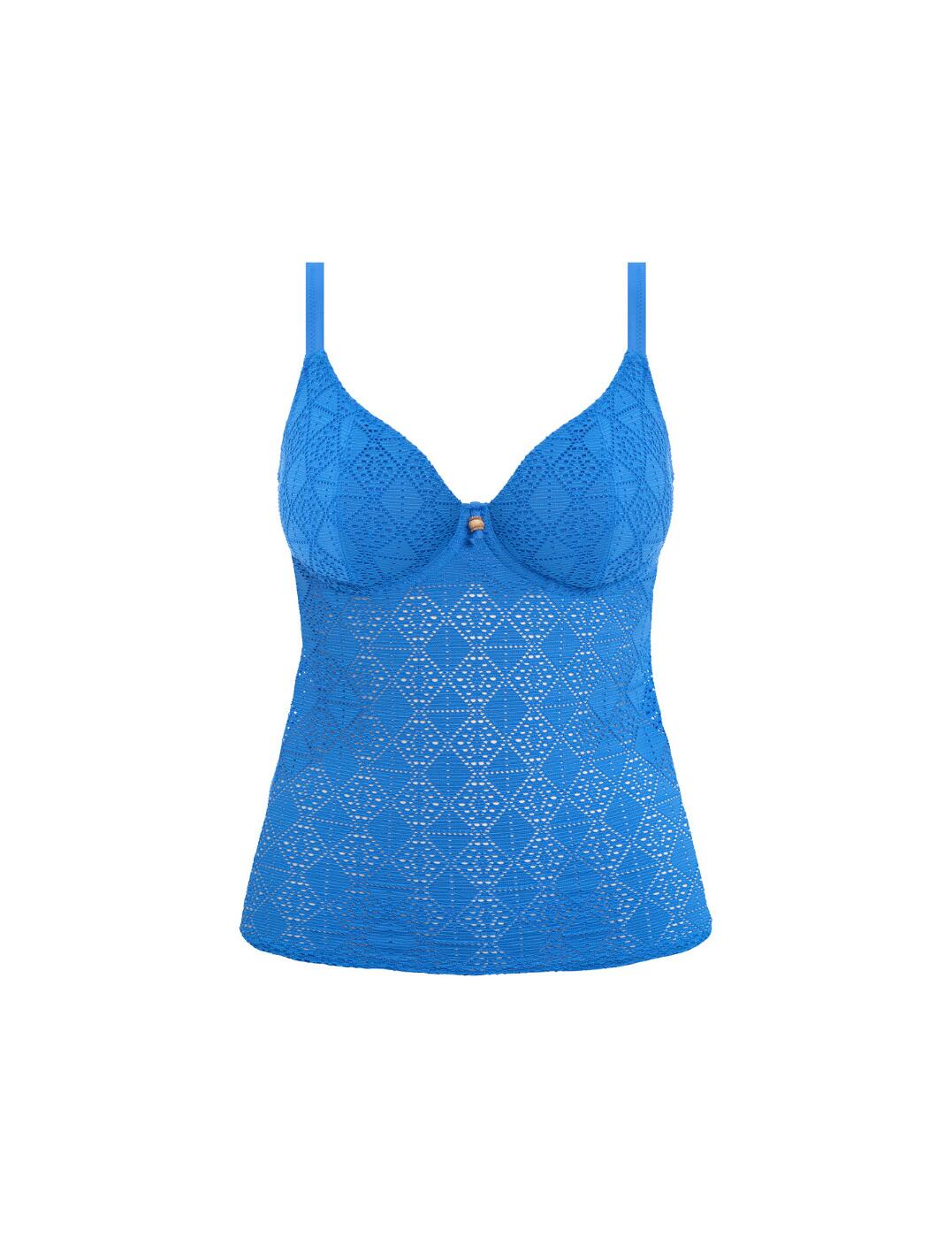 Freya Nomad Nights Tankini Top Plunging Underwired Womens Swimwear 205456 - Picture 5 of 32