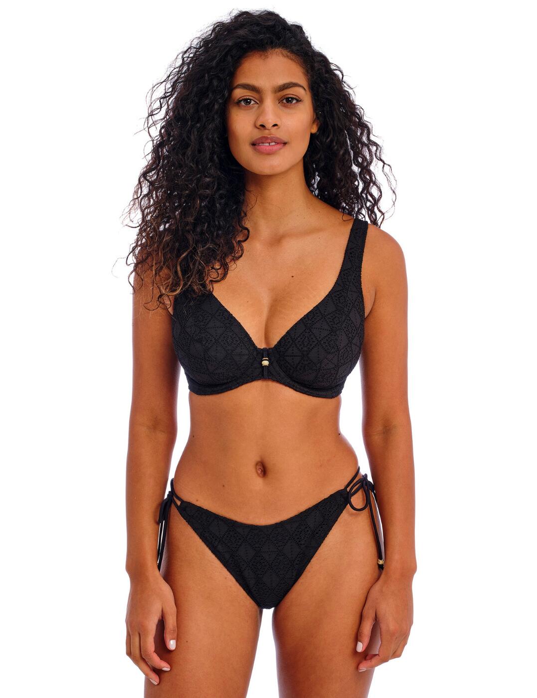 Freya Nomad Nights Bikini Brief Adjustable High Leg Womens Swimwear 205485 - Picture 13 of 39