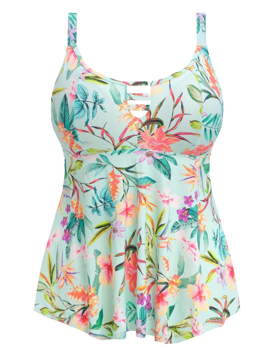 Elomi Sunshine Cove Tankini Top Moulded Full Cup Womens Swimwear 801861 - Picture 9 of 20
