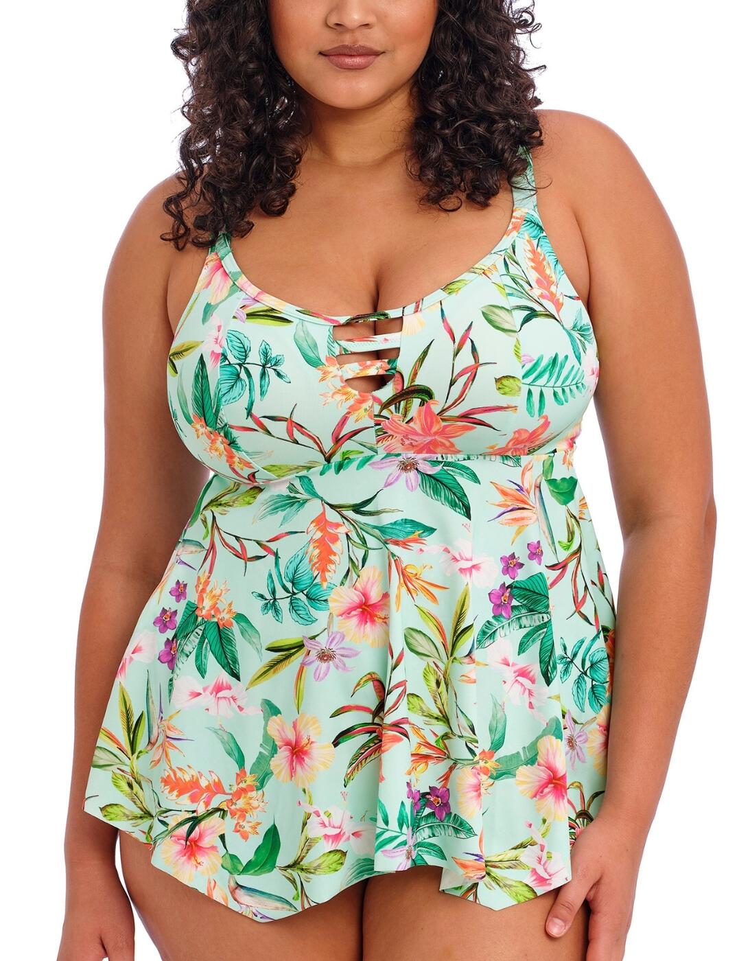 Elomi Sunshine Cove Tankini Top Moulded Full Cup Womens Swimwear 801861 - Picture 10 of 20