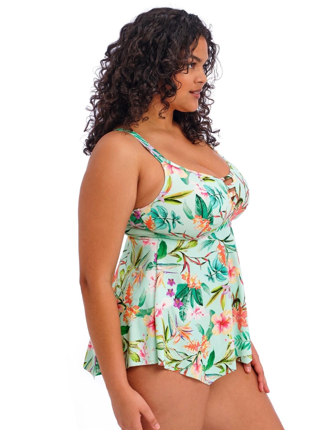 Elomi Sunshine Cove Tankini Top Moulded Full Cup Womens Swimwear 801861 - Picture 13 of 20