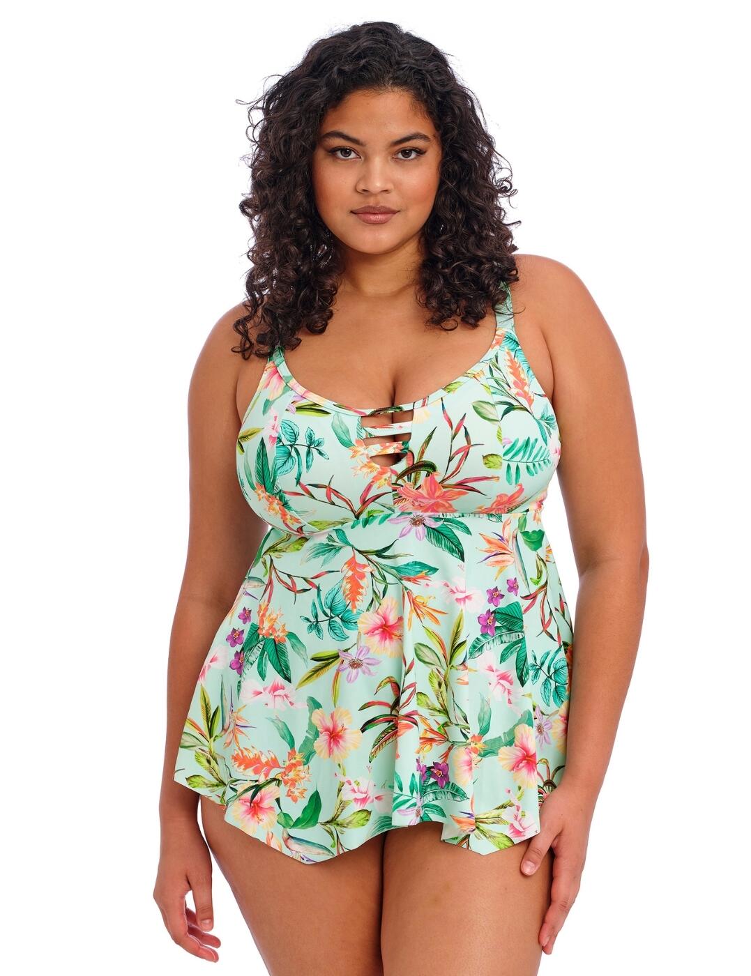 Elomi Sunshine Cove Tankini Top Moulded Full Cup Womens Swimwear 801861 - Picture 16 of 20