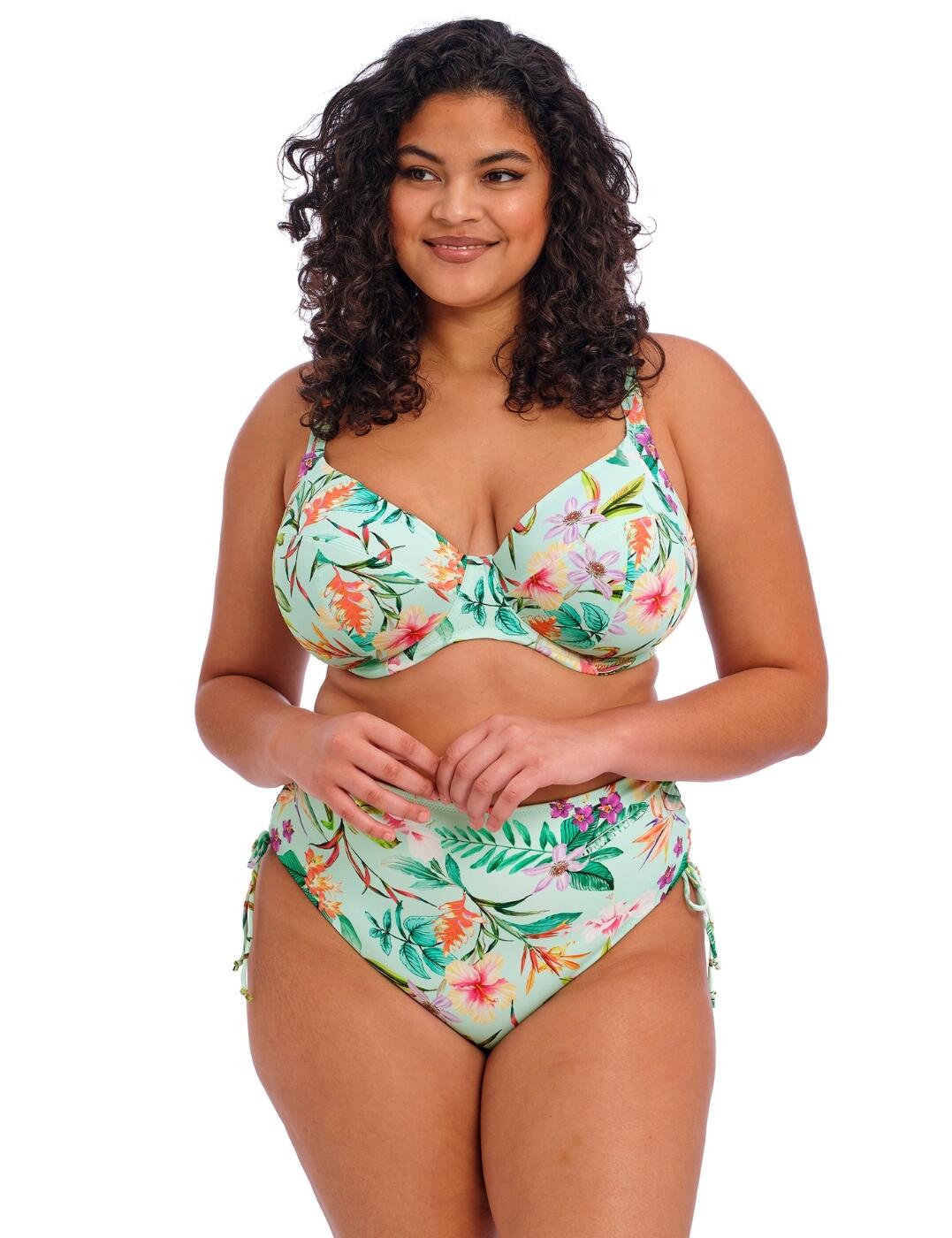 Elomi Sunshine Cove Bikini Brief Adjustable High Waisted Womens Swimwear 801873 - Picture 29 of 36