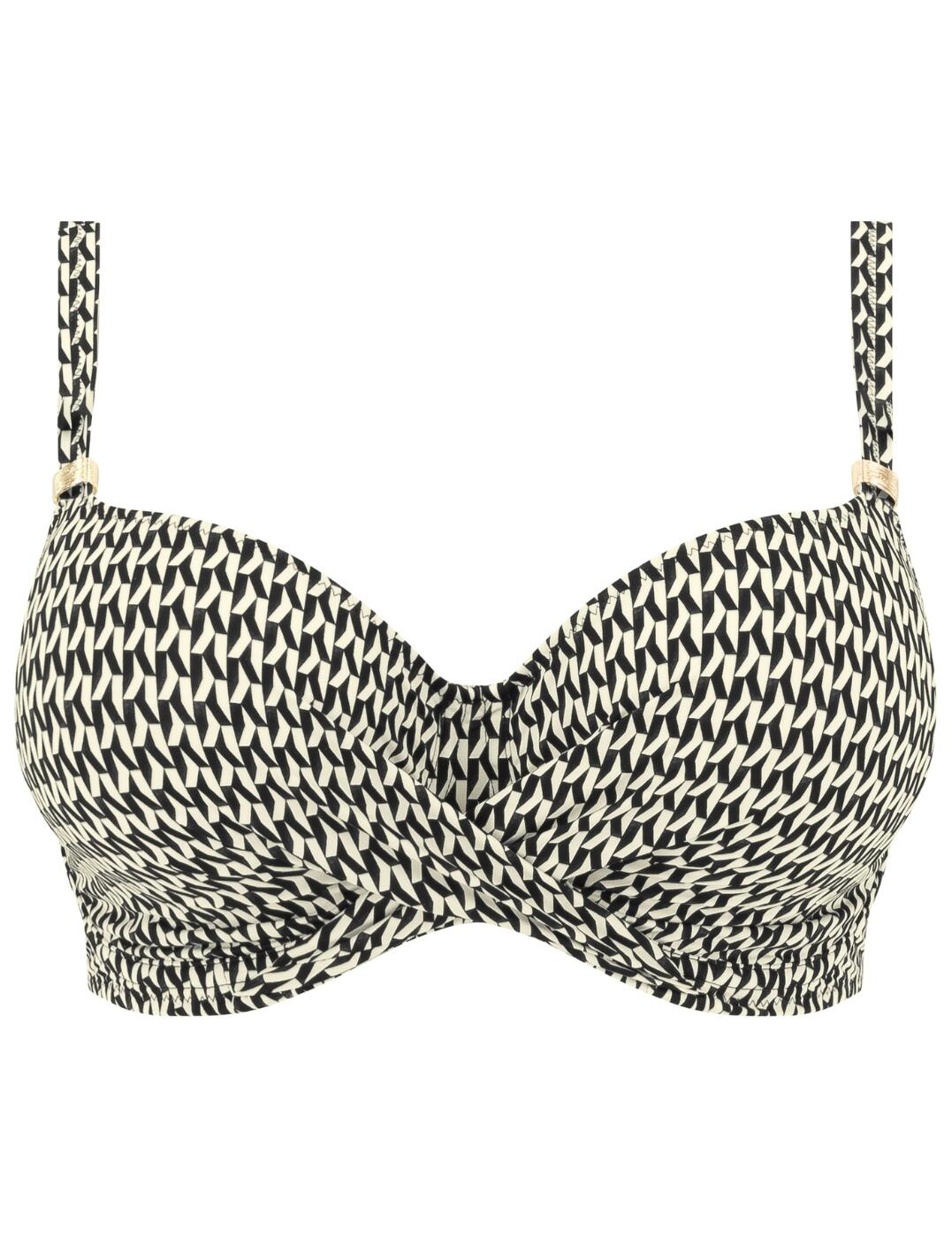 Fantasie Koh Lipe Bikini Top Full Cup Underwired Womens Elegant Swimwear 504605 - Picture 4 of 12