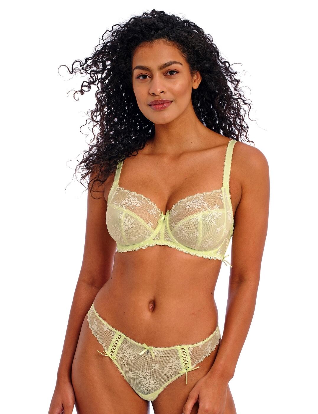 Freya Offbeat Decadence Bra Side Support Underwired Womens Lace Lingerie 402501 - Picture 25 of 43