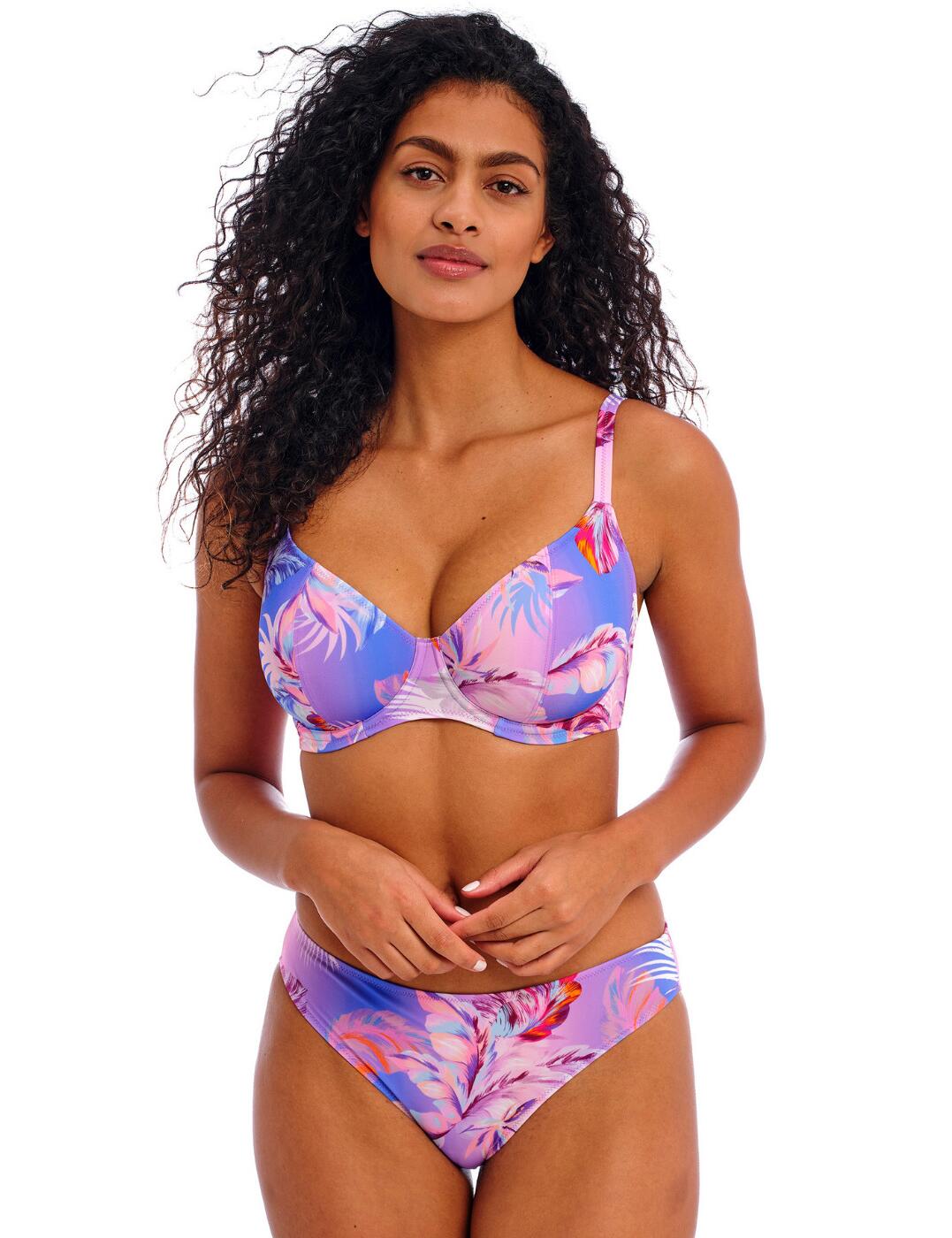 Freya Miami Sunset Bikini Top Plunge Non-Padded Underwired Womens Swim 204902 - Picture 6 of 13