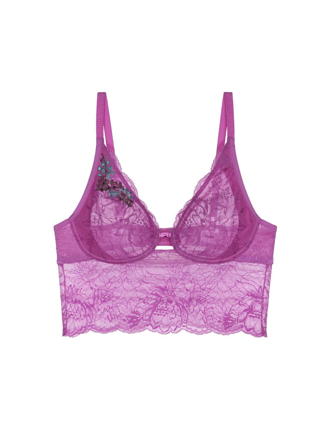 Triumph Amourette Charm Bustier Underwired Ladies Longline Bra 10214454 - Picture 15 of 18