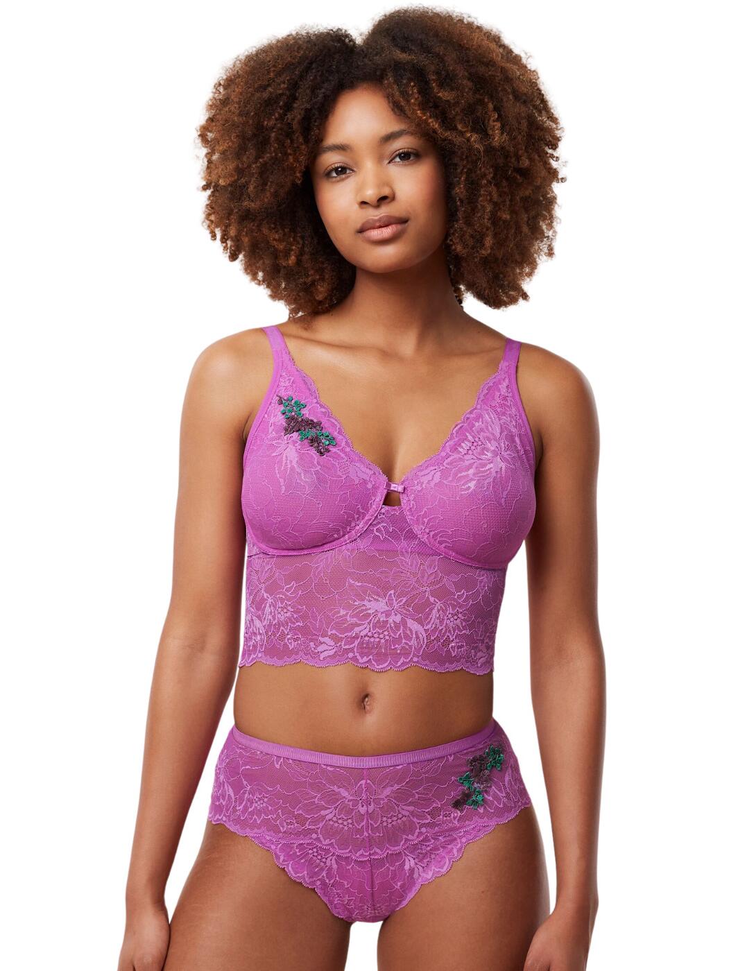 Triumph Amourette Charm Bustier Underwired Ladies Longline Bra 10214454 - Picture 16 of 18