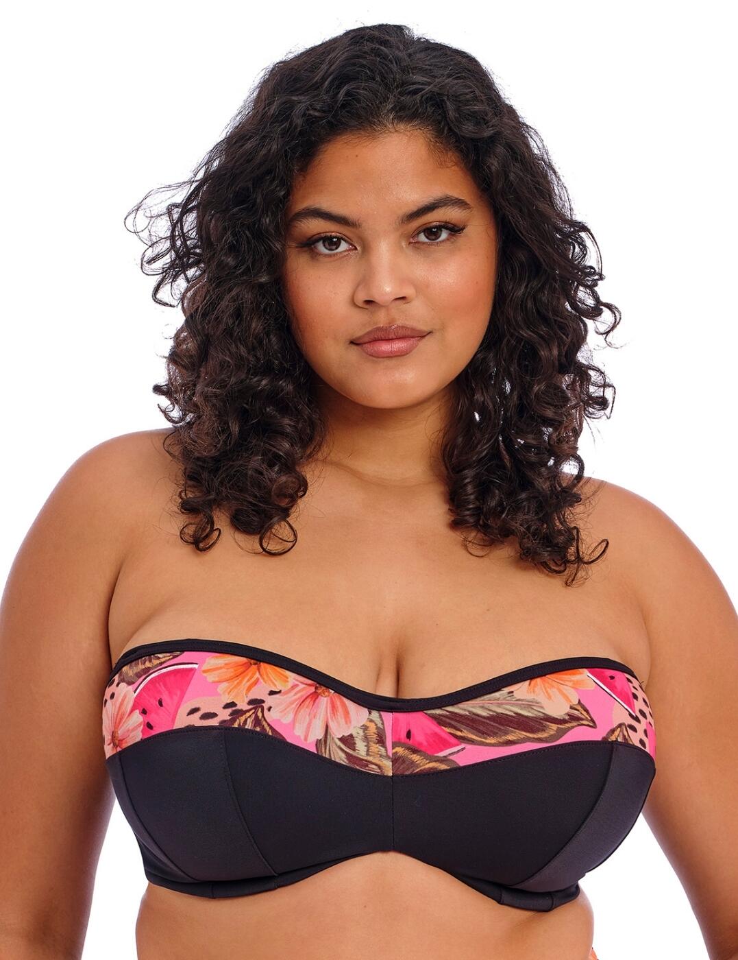 801610 Elomi Cabana Nights Bandeau Bikini Top