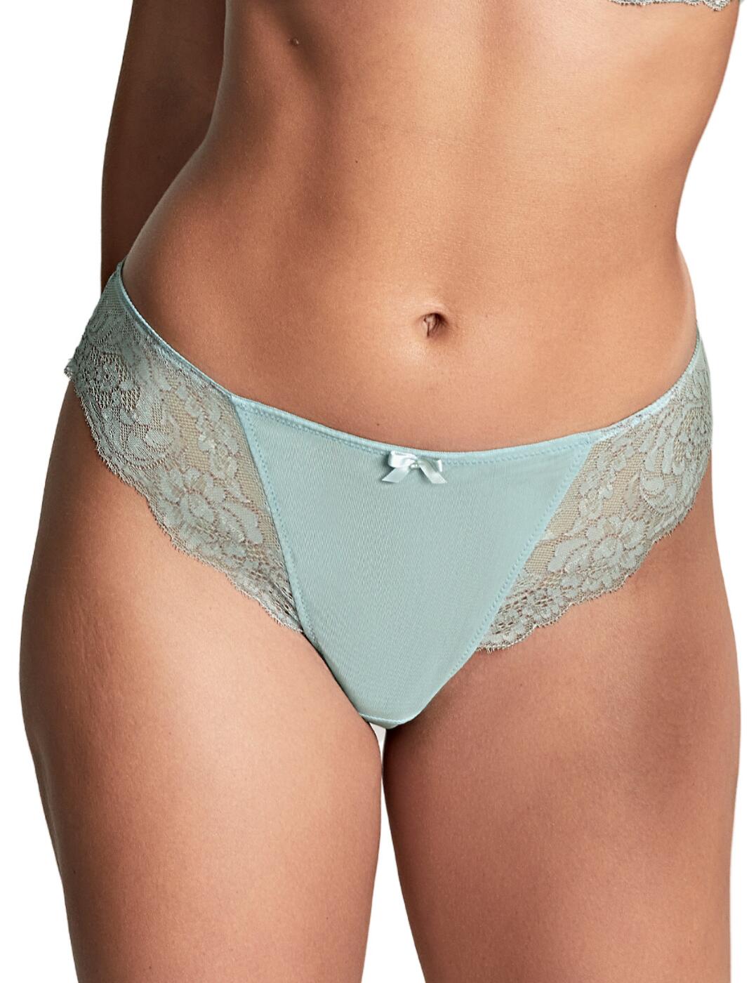 Panache Ana Brief Brazilian Mid Rise Stretch Sheer Lace Womens Knickers 9392 - Picture 7 of 49