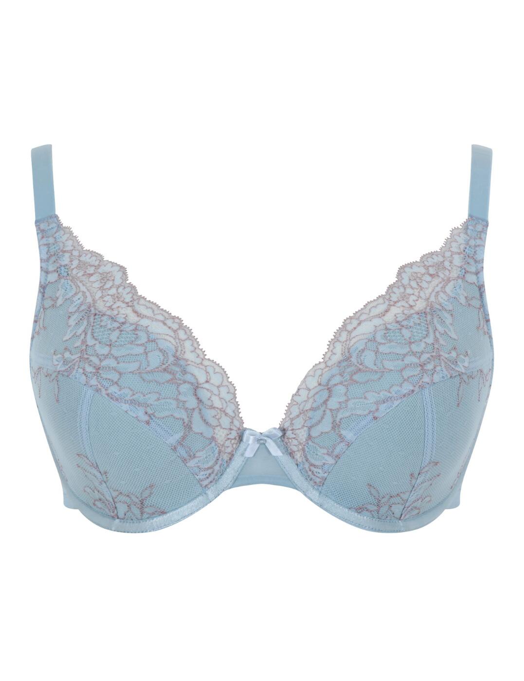 Panache Ana Bra Plunge Padded Bra Underwired Sexy Lace Womens Lingerie 9391 - Picture 5 of 15