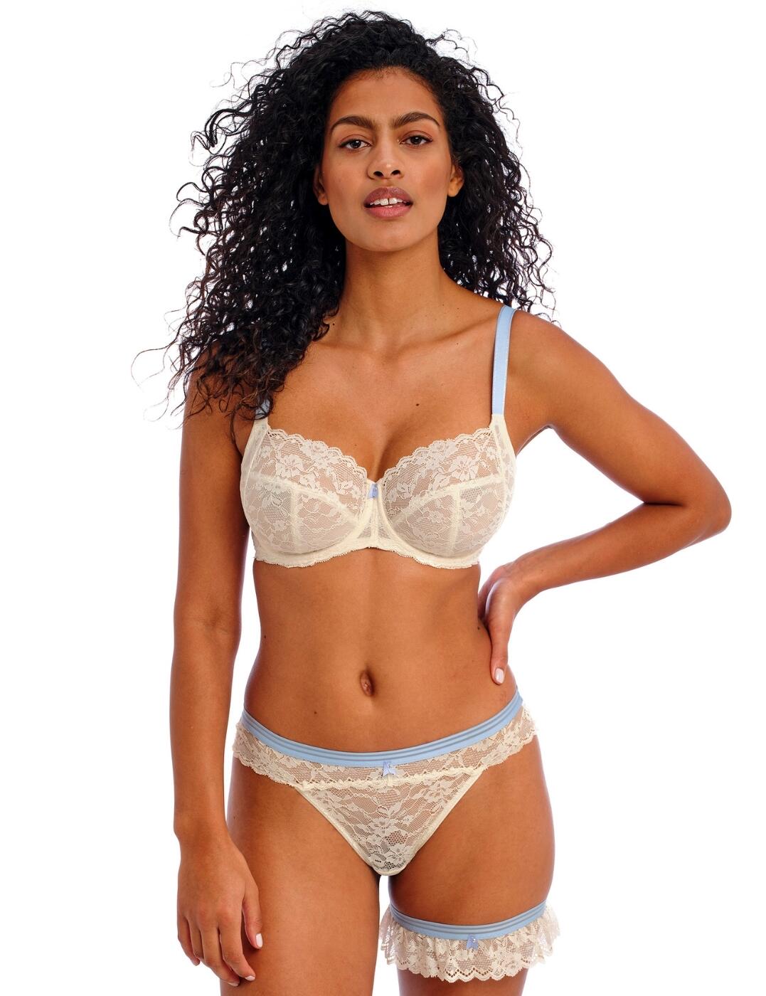 Freya Offbeat Bra Underwired Side Support Non-Padded Womens Lace Bras 5451 - Picture 57 of 67