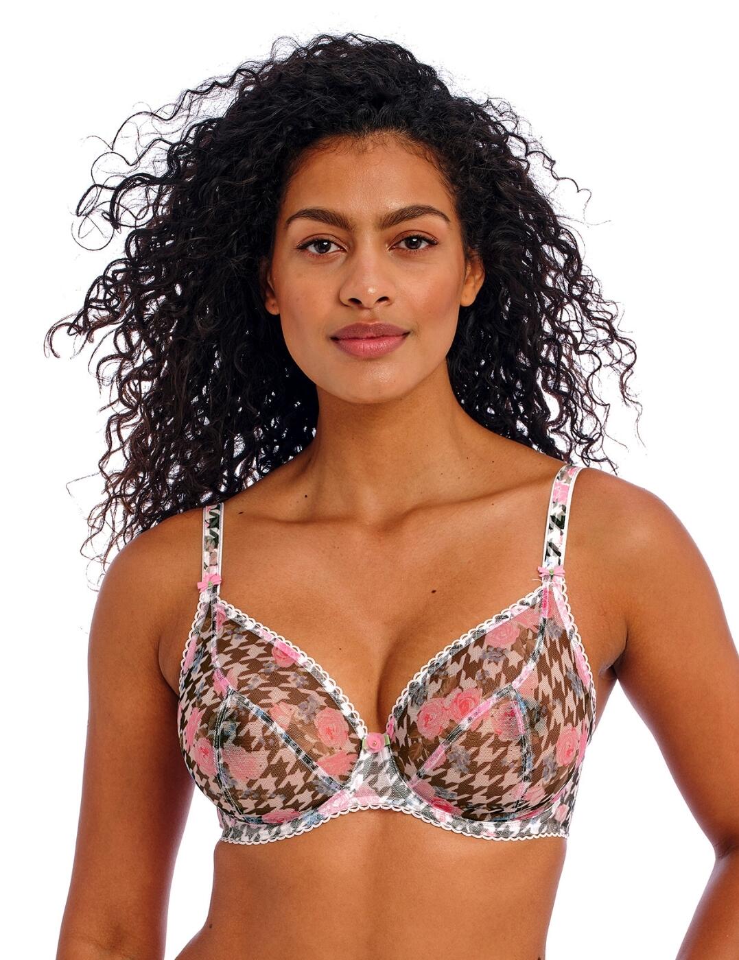 Freya Rose Blossom Bra Plunge Underwired Non Padded Womens Sexy Bras 402402