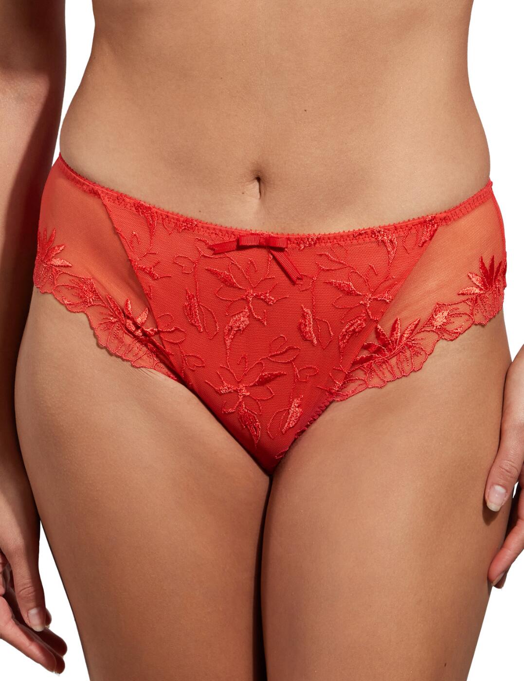 Empreinte Anouk Brief Embroidered Mid Rise Knickers Womens Luxury Lingerie 05223 - Picture 2 of 16