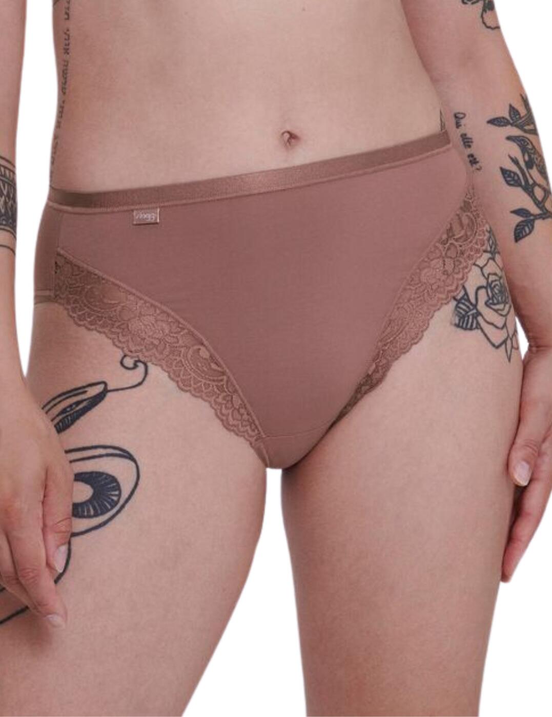 Sloggi Romance Brief Tai Style Elegant Comfortable Womens Knickers 10031895 - Picture 8 of 17