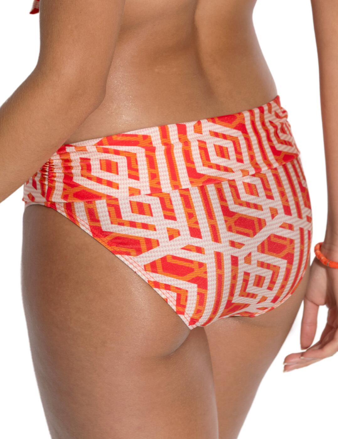 Pour Moi Casablanca Bikini Brief Bottoms Fold Over Shine Womens Swimwear 24403 - Picture 17 of 23