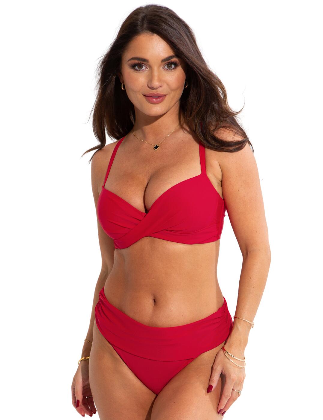 Pour Moi Free Spirit Bikini Brief Fold Over Adjustable Womens Swimwear 13209R - Picture 47 of 50
