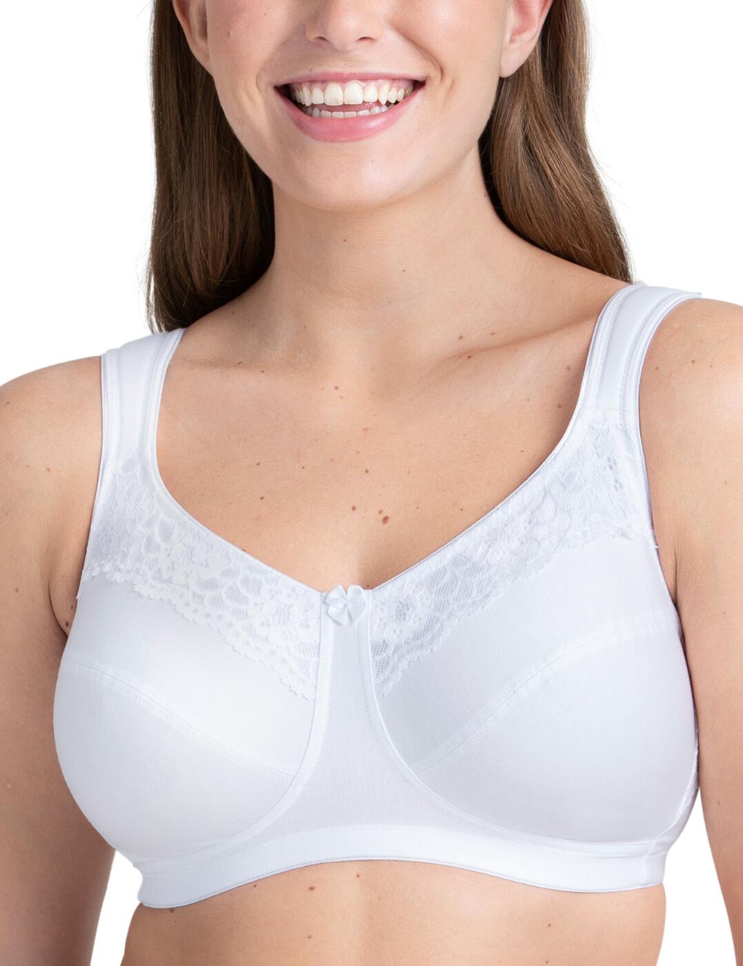 Miss Mary Of Sweden Minimiser Bra Supportive 71% Cotton Wireless Bras 2473 - Picture 9 of 9