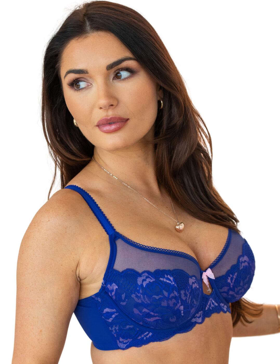 Pour Moi Ooo La La Bra Non-Padded Underwired Womens Stylish Lace Lingerie 28602 - Picture 8 of 21