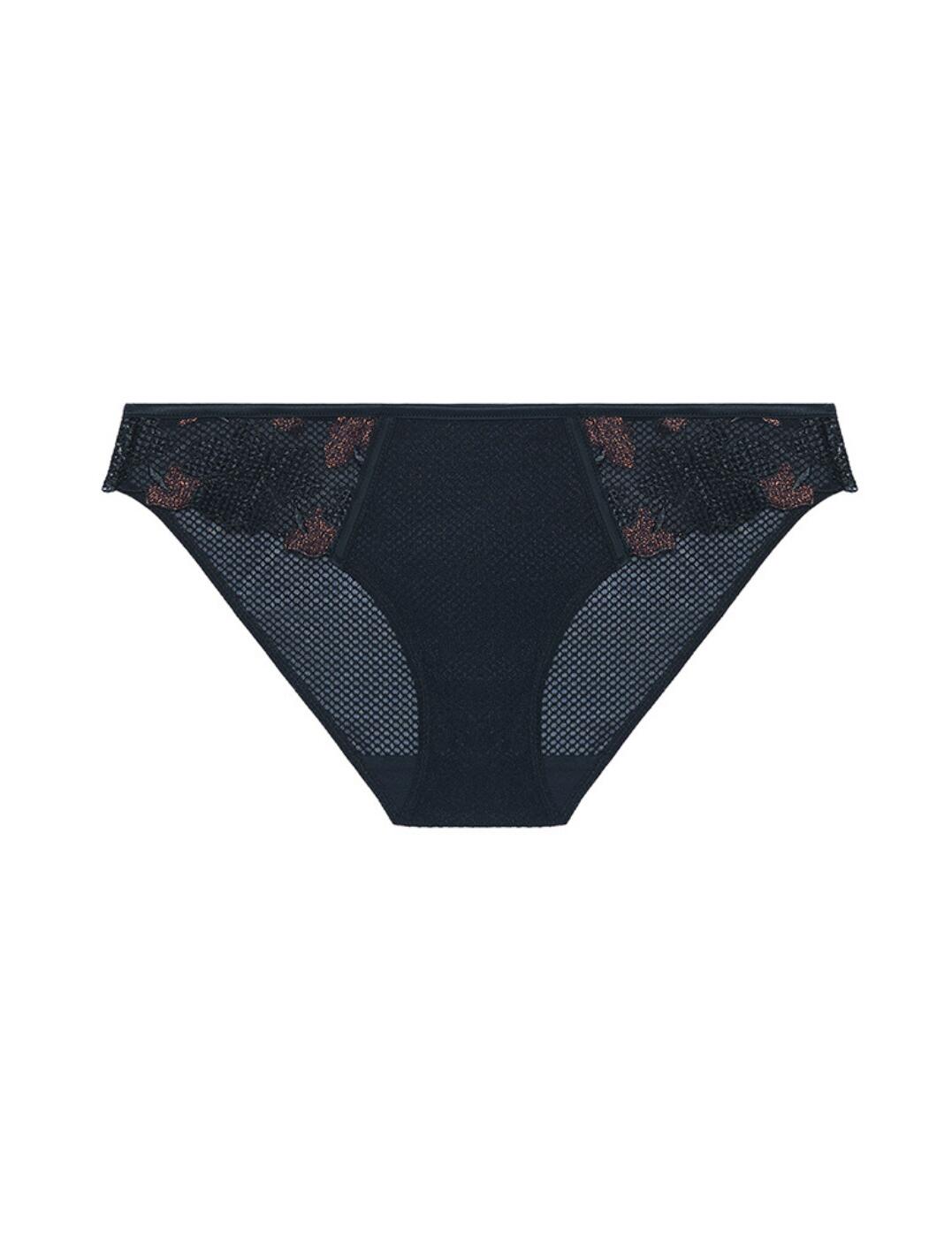 Simone Perele Dahlia Brief Mid Rise Embroidered Womens Luxury Lingerie 14V720 - Picture 10 of 14