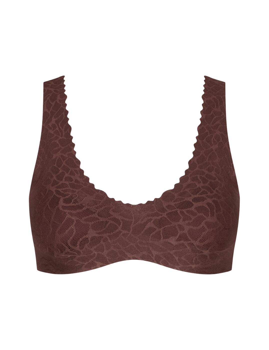 Sloggi Zero Feel Lace 2.0 Bralette Comfortable Padded Womens Lingerie 10211241 - Picture 20 of 27