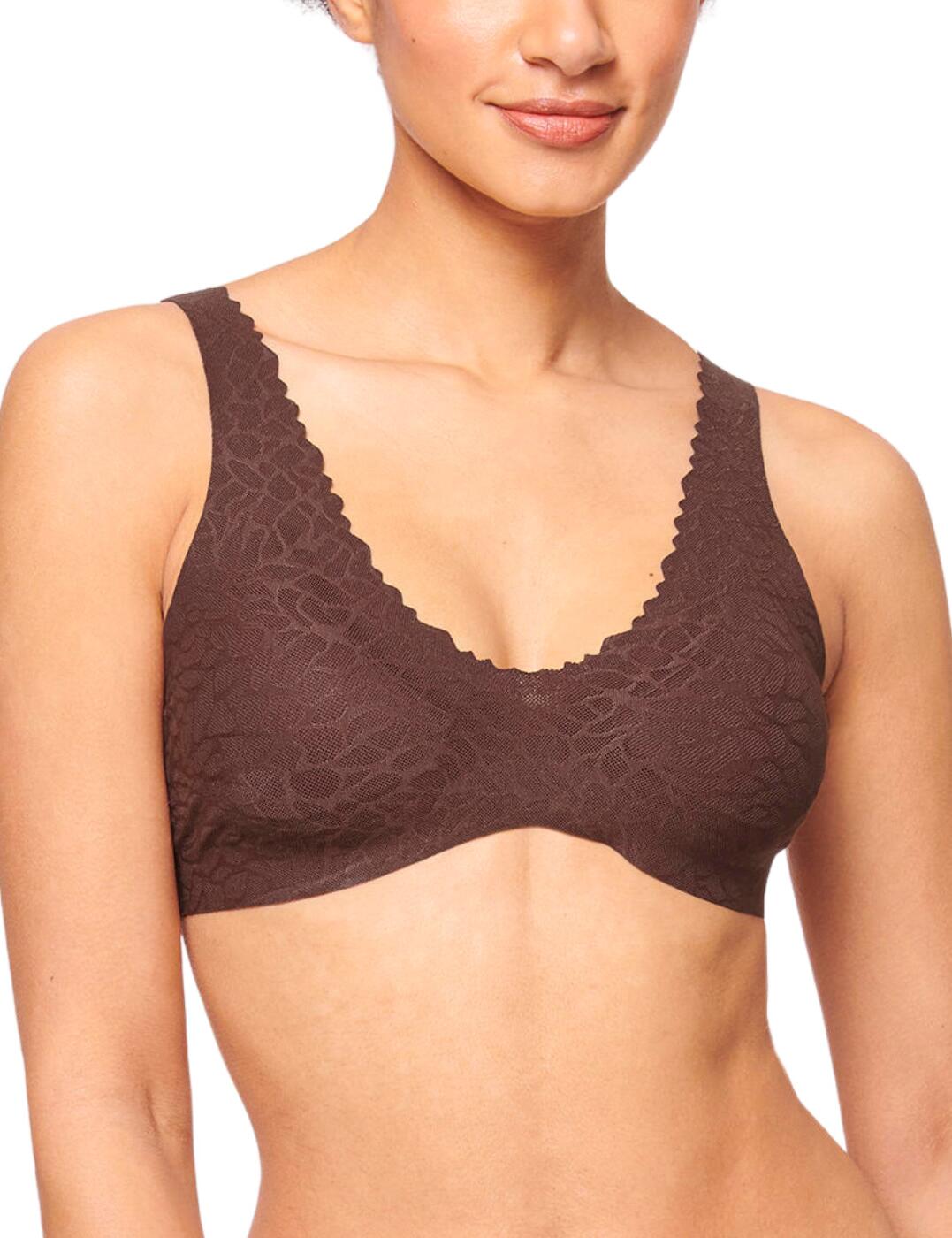 Sloggi Zero Feel Lace 2.0 Bralette Comfortable Padded Womens Lingerie 10211241 - Picture 21 of 27