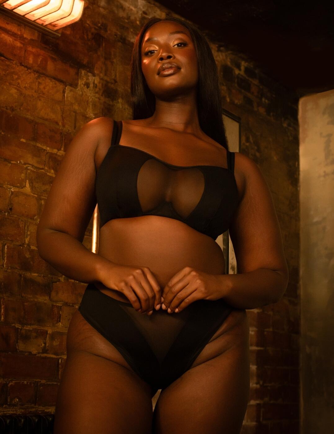 Scantilly by Curvy Kate Swerve Brief High Waist Womens Mesh Knickers ST040208 - Picture 34 of 36
