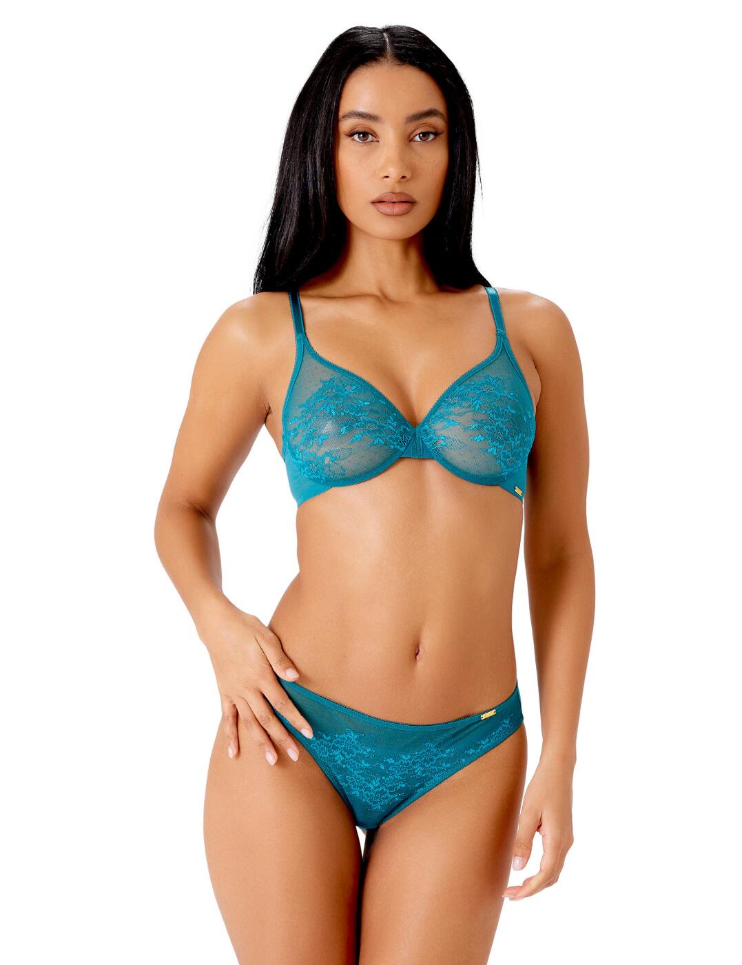 Gossard Glossies Lace Brief Low Rise Womens Sexy Lace Knickers 13003 - Picture 35 of 74