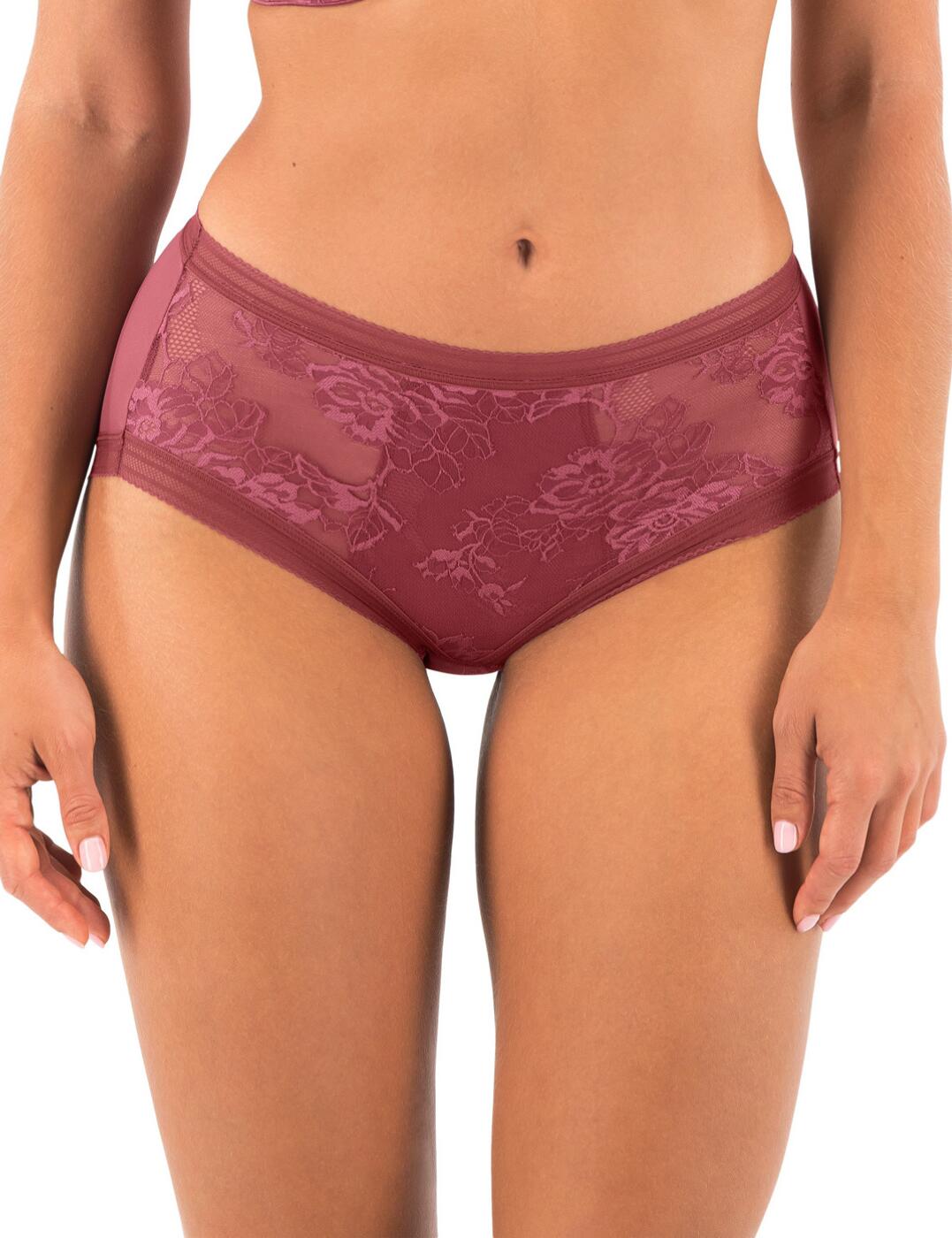 Fantasie Fusion Brief Mid Rise Flattering Pretty Lace Womens Knickers 102350 - Picture 19 of 30