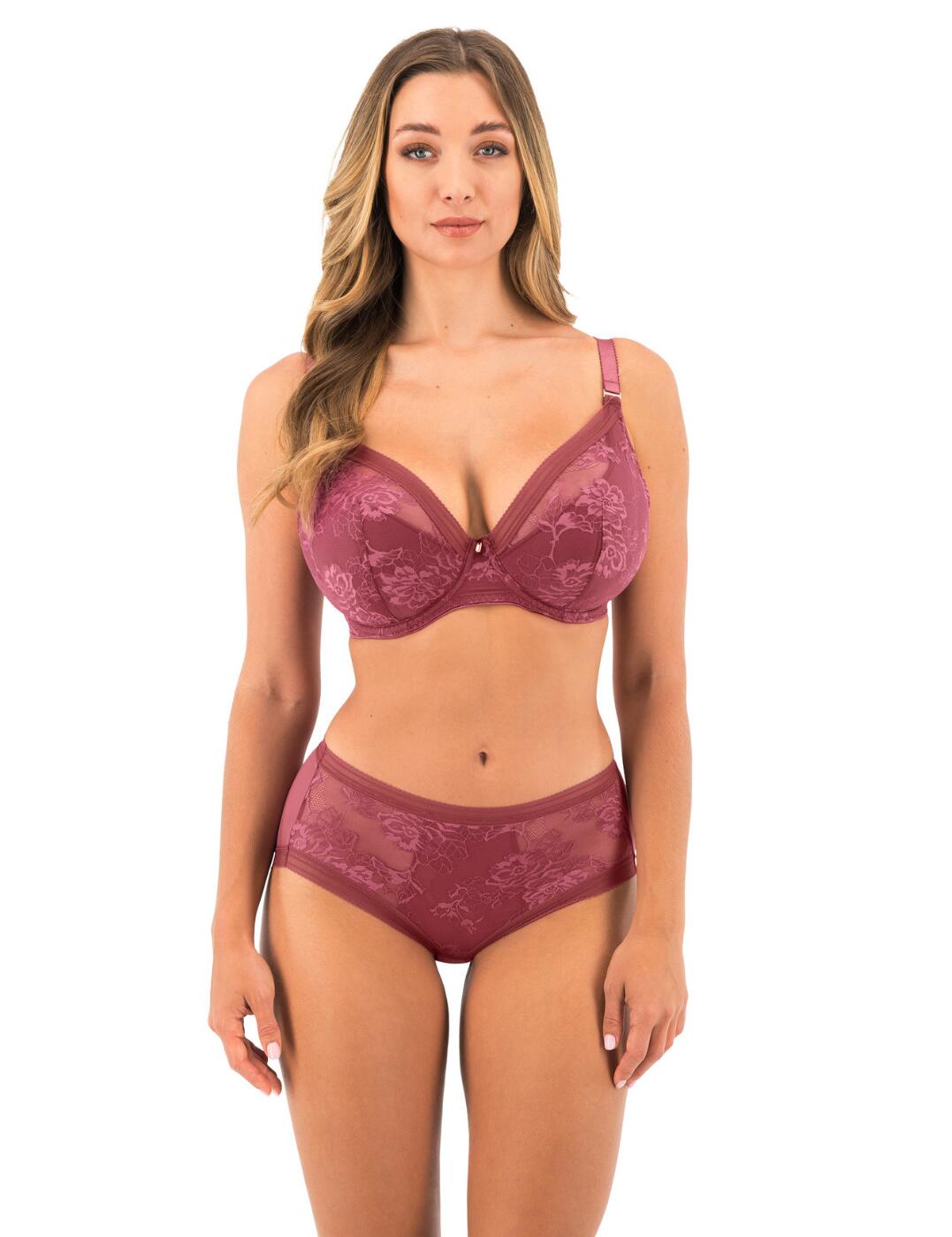 Fantasie Fusion Brief Mid Rise Flattering Pretty Lace Womens Knickers 102350 - Picture 24 of 30