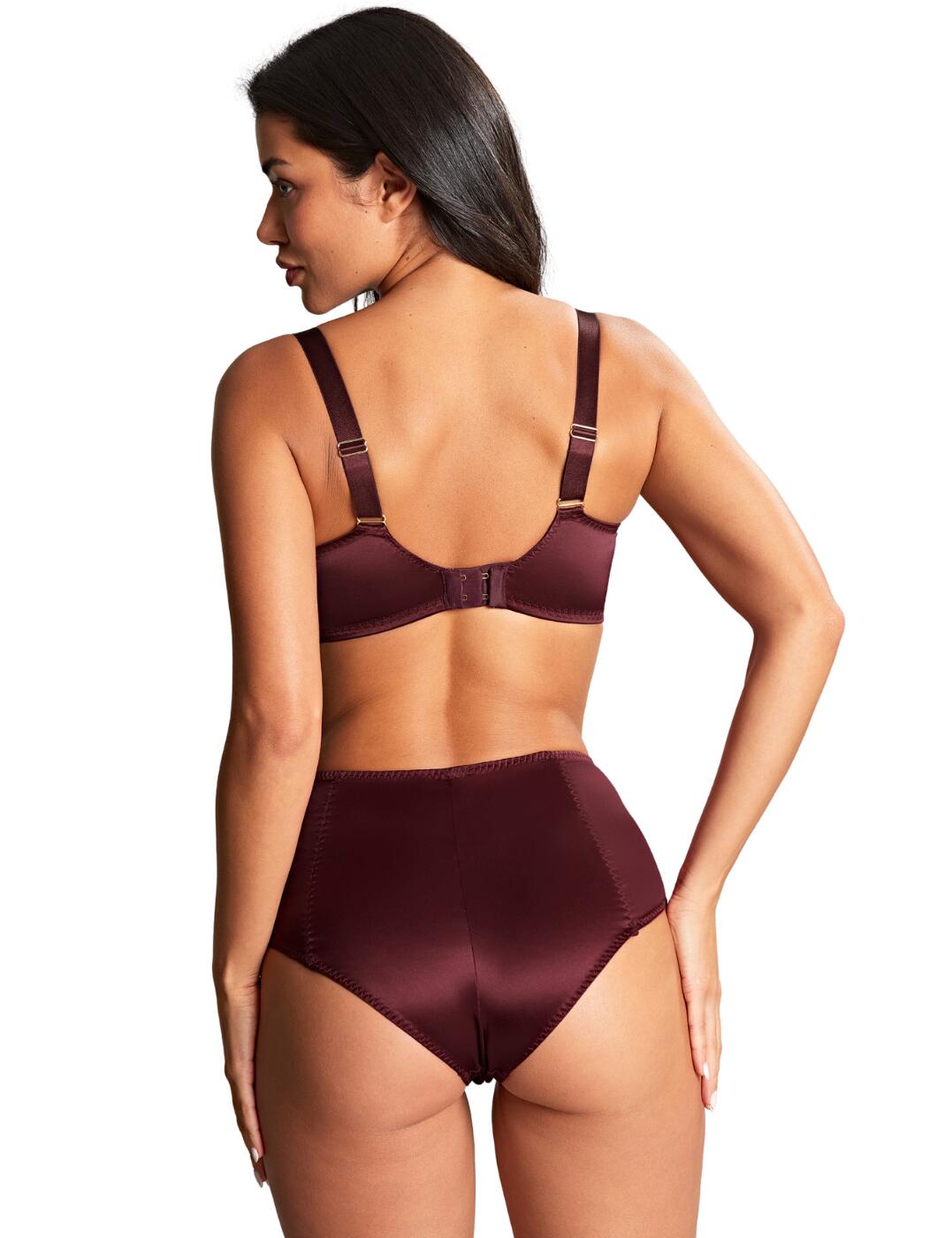 Panache Grace Balcony Bra Padded Underwired Satin Womens Lingerie 11071 Red - Picture 22 of 48